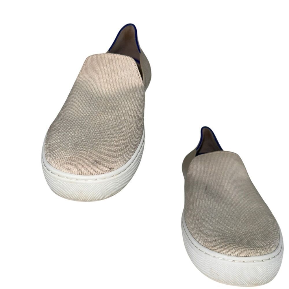 Rothy's The Original Sneaker Sand Beige Slip On Knit Loafer Women's Size 9